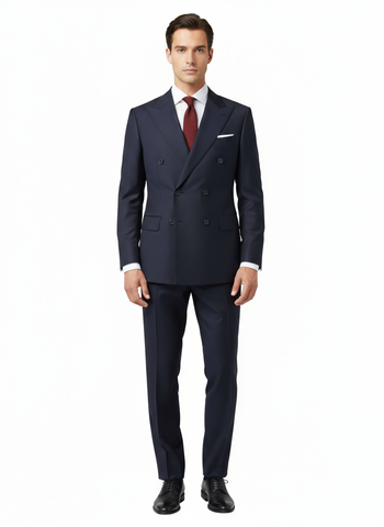 Santorini, Slim Fit, Pure Wool Suit by Tiglio Luxe TIG1036