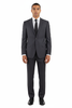 Novello Charcoal Gray, Modern Fit, Pure Wool Suit by Tiglio Luxe TIG1010
