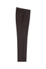 Brown Flat Front Slim Fit Wool Dress Pant 2564 by Tiglio Luxe TIG1003