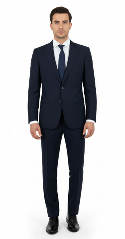 Barbaresco, Slim Fit, Pure Wool Suit by Tiglio Luxe TIG1036