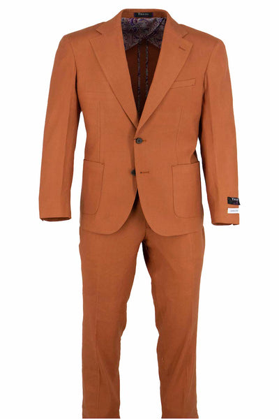 Veneto THP Linen Stretch Slim Fit Half Lined Suit by Tiglio Luxe TL4011