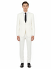 Novello Off-white, Modern Fit, Pure Wool Suit by Tiglio Luxe OFFWHITE