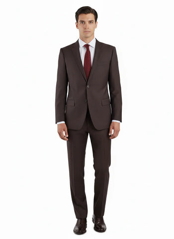 Porto, Slim Fit, Pure Wool Suit by Tiglio Luxe TIG1003