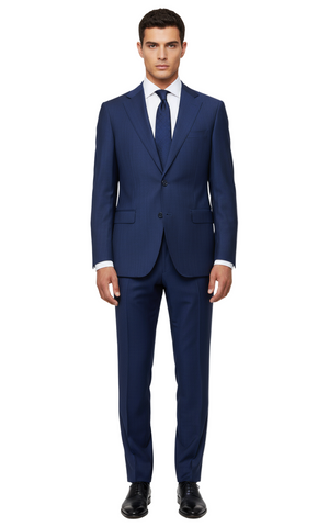 Porto, Slim Fit, Pure Wool Suit by Tiglio Luxe TL2550