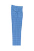 Jean Blue with navy and black windopane, Wide Leg Wool Dress Pant 2586/2576 by Tiglio Luxe CV447754/1