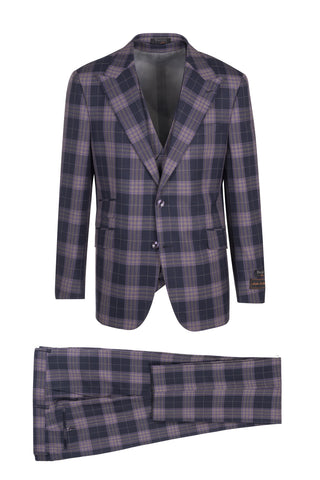 Prosecco Modern Fit, Pure Wool Suit & Vest by Tiglio Luxe RS3000/1