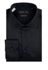 Black Dress Shirt, Regular Cuff, by Tiglio Genova RC TIG3014