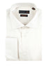 Off White Dress Shirt, French Cuff, by Tiglio Genova FC TIG3015