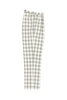 Offwhite with Black Windowpane Wide Leg, Wool Dress Pant 2586/2576 by Tiglio Luxe V986.4136/1