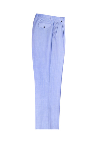 Light Blue Wide Leg Wool Dress Pant 2586/2576 by Tiglio Luxe V844/958/110
