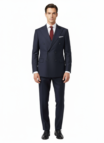 Santorini, Slim Fit, Pure Wool Suit by Tiglio Luxe TIG1036