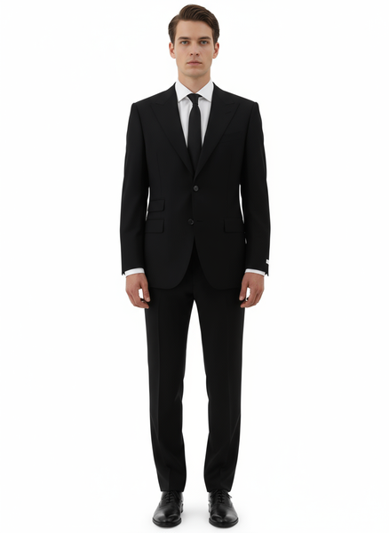Terrano, Slim Fit, Pure Wool Suit by Tiglio Luxe TIG4001