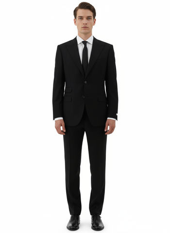 Terrano, Slim Fit, Pure Wool Suit by Tiglio Luxe TIG4001