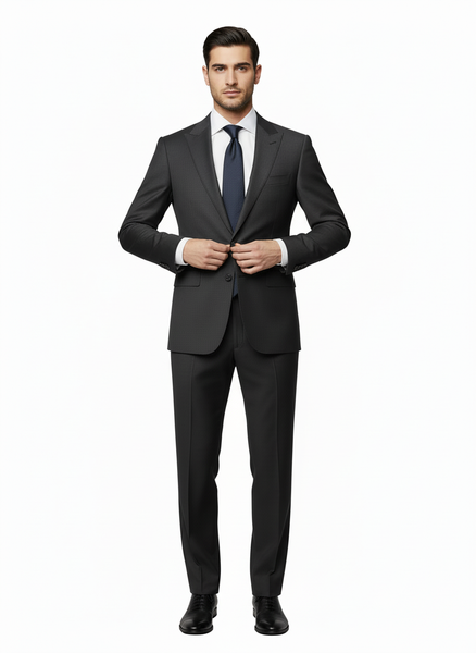Barbaresco, Slim Fit, Pure Wool Suit by Tiglio Luxe TIG1010