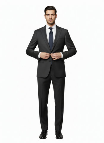 Barbaresco, Slim Fit, Pure Wool Suit by Tiglio Luxe TIG1010