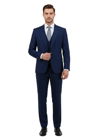 Dolcetto Suit and Vest, Modern Fit, Pure Wool by Tiglio Luxe TS4066/2