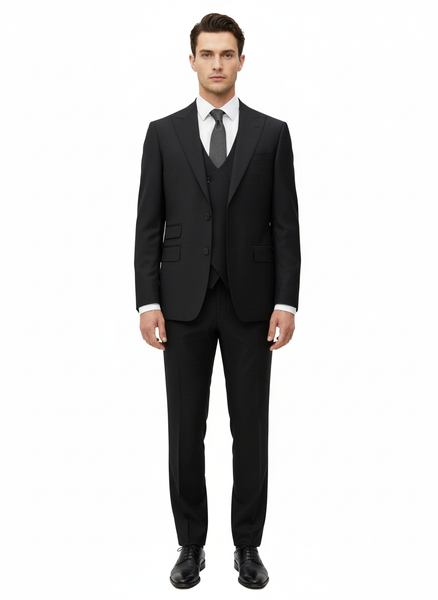 Prosecco Modern Fit, Pure Wool Suit & Vest by Tiglio Luxe TIG1001