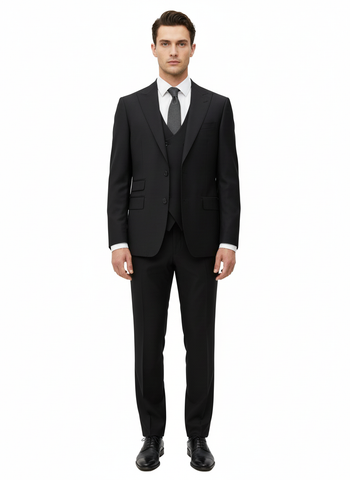 Prosecco Modern Fit, Pure Wool Suit & Vest by Tiglio Luxe TIG1001