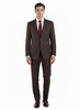Novello Brown, Modern Fit, Pure Wool Suit by Tiglio Luxe TIG1003