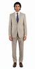 Novello Tan, Modern Fit, Pure Wool Suit by Tiglio Luxe TIG1004
