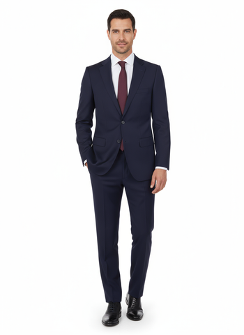 Novello, Modern Fit, Pure Wool Suit by Tiglio Luxe TIG1036