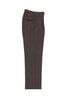 Brown with White Mini-Stripes Wide Leg, Wool Dress Pant 2586/2576 by Tiglio Luxe 2270/7/11