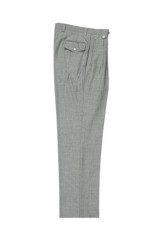 Light Gray, Wide Leg Wool Dress Pant 2586/2576 by Tiglio Luxe 876601/400