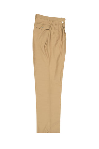 Camel Wide Leg, Wool Dress Pant 2586/2576 by Tiglio Luxe