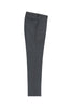 Dark Gray Birdseye Flat Front Wool Dress Pant 2560 by Tiglio Luxe IDM7018/4