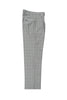Gray Houndstoth Design with purple windopane, Wide Leg Wool Dress Pant 2586/2576 by Tiglio Luxe LR61002/3