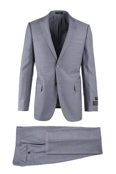 Novello Light Gray, Modern Fit, Pure Wool Suit by Tiglio Luxe E09063/26