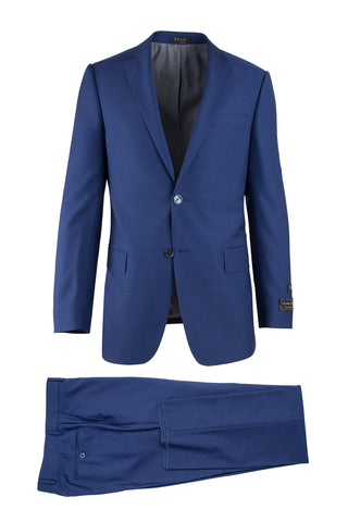 Novello F.Blue, Modern Fit, Pure Wool Suit by Tiglio Luxe