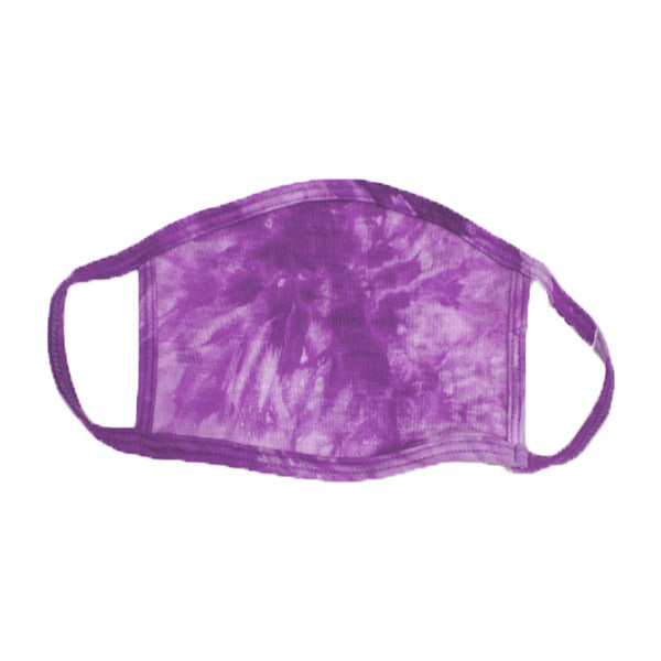 Violet Tie-Dye Face Mask