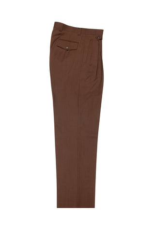 Brick, Wide Leg Wool Dress Pant 2586/2576 by Tiglio Luxe R899612/4503