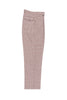 Burgundy, Black and Offwhite Windowpane Wide Leg, Wool Dress Pant 2586/2576 by Tiglio Luxe RS5571/6