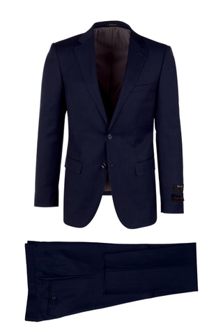 Porto, Slim Fit, Pure Wool Suit & Vest by Tiglio Luxe TIG 5966