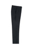Black Flat Front Wool Dress Pant 2560 by Tiglio Luxe TIG1001
