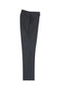 Charcoal Gray Flat Front Slim Fit Wool Dress Pant 2564 by Tiglio Luxe TIG1010