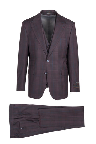 Prosecco Modern Fit, Pure Wool Suit & Vest by Tiglio Luxe TL4179/3