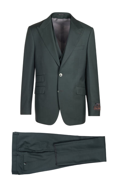 Prosecco Modern Fit, Pure Wool Suit & Vest by Tiglio Luxe TL4186/5
