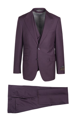 Prosecco Modern Fit, Pure Wool Suit & Vest by Tiglio Luxe TL4189/6