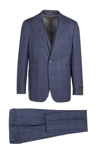 Prosecco Modern Fit, Pure Wool Suit & Vest by Tiglio Luxe TL4219/1