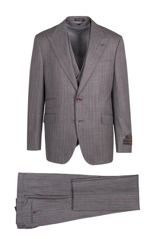 Prosecco Modern Fit, Pure Wool Suit & Vest by Tiglio Luxe TL4226/1
