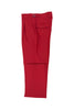 Red Semi-Wide Leg Wool Marbella Dress Pant by Tiglio Lux