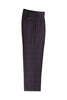 Black and Blue Plaid Wide Leg Wool Dress Pant 2586/2576 by Tiglio Luxe TS1002