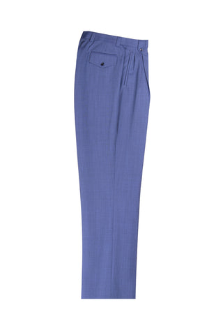 Blue Wide Leg Wool Dress Pant 2586/2576 by Tiglio Luxe TS6083/7