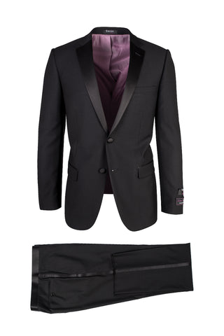 Dandy Black Slim Fit Tuxedo by Tiglio Luxe TIG1001